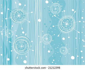 Blue christmas background