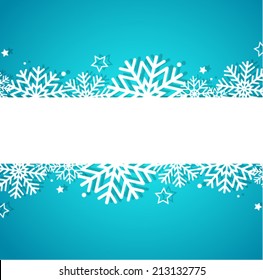 Blue christmas background