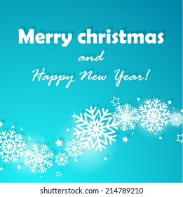 Blue Christmas background