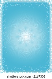 Blue christmas background