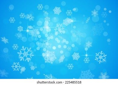 Blue Christmas background