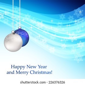 Blue Christmas background