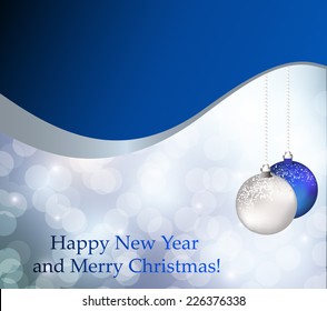 Blue Christmas background