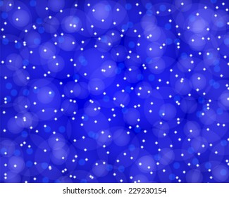 Blue christmas background