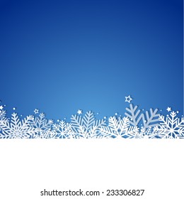 Blue christmas background
