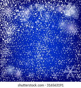 Blue  Christmas background