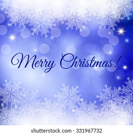Blue Christmas background
