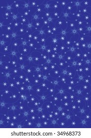 Blue Christmas background