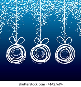 fondo azul de Navidad