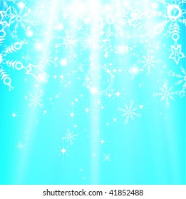 Blue christmas background