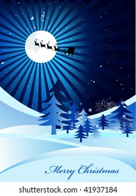blue christmas background