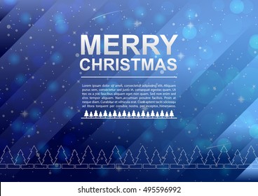 Blue christmas background