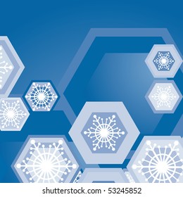 Blue christmas background
