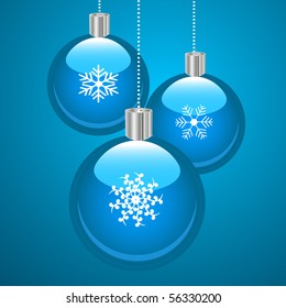 Blue Christmas Background