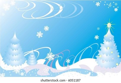 blue christmas background