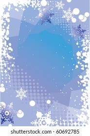 fondo azul de navidad