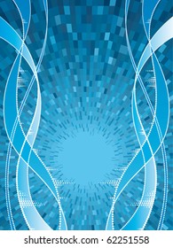 Blue christmas background