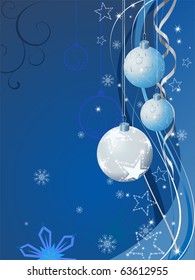 Blue Christmas background