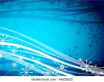 Fondo azul de Navidad