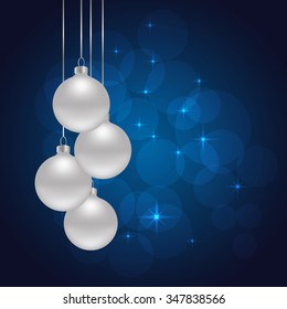 Boule De Noel Bleu Stock Vectors Images Vector Art