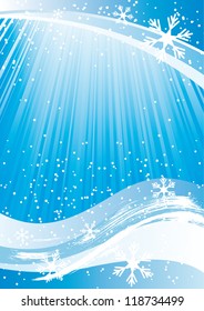 Blue Christmas Background. EPS 8