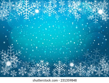 Blue Christmas Background Vector Eps10 Stock Vector (Royalty Free ...