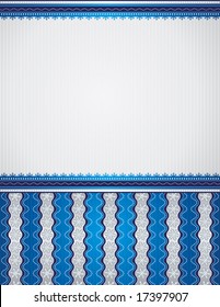 blue  christmas background, vector illustration