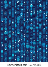 blue christmas background , vector illustration