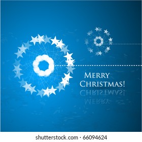 Blue Christmas ballflake