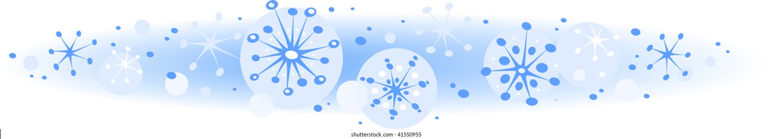 blue christmas banner