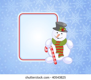 Blue christmas cards