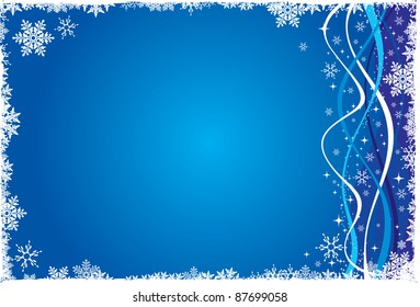 Blue christmas decoration