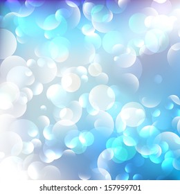Blue Christmas elegant abstract background. EPS10