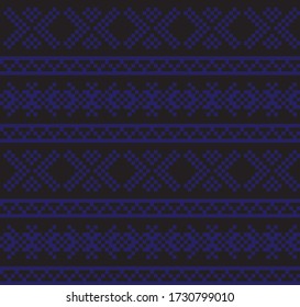 Fondo de la isla de la feria de Navidad azul para textiles de moda, ropa de cama y gráficos