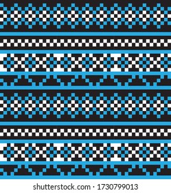 Fondo de la isla de la feria de Navidad azul para textiles de moda, ropa de cama y gráficos