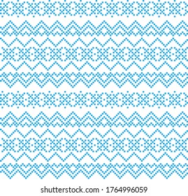 Fondo de la isla de la feria de Navidad azul para textiles de moda, ropa de cama y gráficos