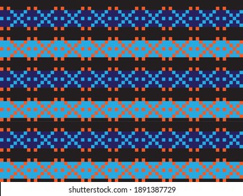 Fondo de la isla de la feria de Navidad azul para textiles de moda, ropa de cama y gráficos
