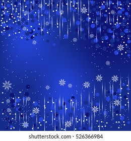 blue christmas gradient background
with glowing stars