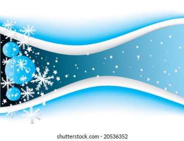 blue Christmas and New Years background,vector