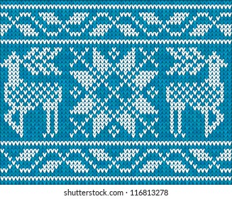 Blue Christmas ornamental embroidery vector background