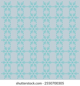 VECTOR DE FONDO DE TEXTURA DE PATRÓN DE DISEÑO DE COPOS DE NIEVE DE NAVIDADES AZULES