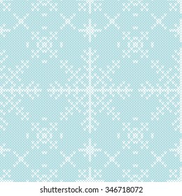 Blue Christmas Sweater Design.