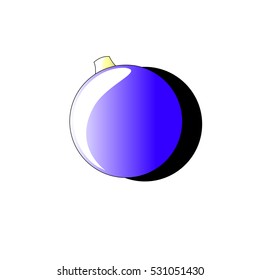 blue christmas toy