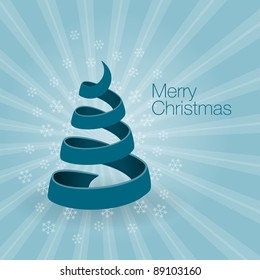 Blue Christmas Tree