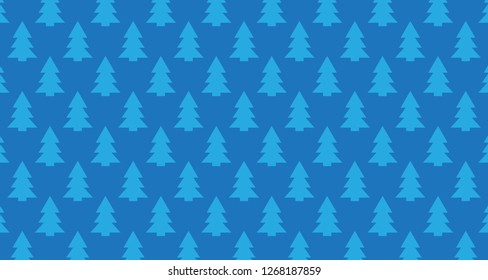 Blue Christmas Tree Background