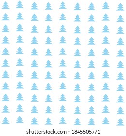 Fondo vectorial plano del árbol de navidad azul