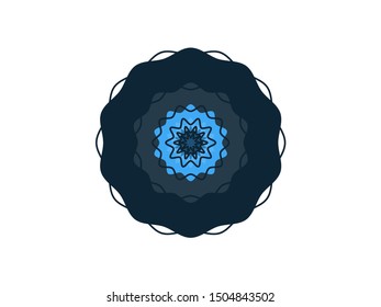 Blue Christmas xmas celebrating decorative star snowflake flower 