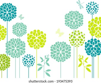 Blue chrysanthemum