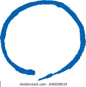 Blue circle  