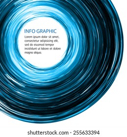 blue Circle Abstract Technology background for computer graphic website internet and business. text box. label. Brochure. Roll. card. white background.